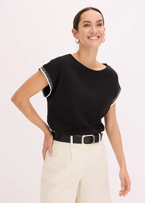 Shirt met versiering, bonprix