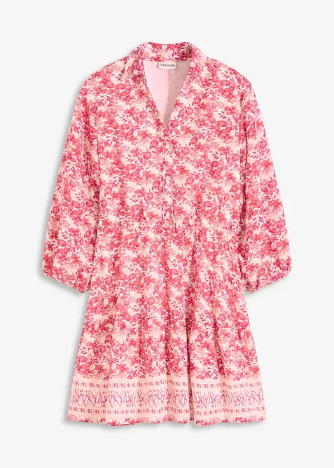 Jurk in linnen look, bonprix