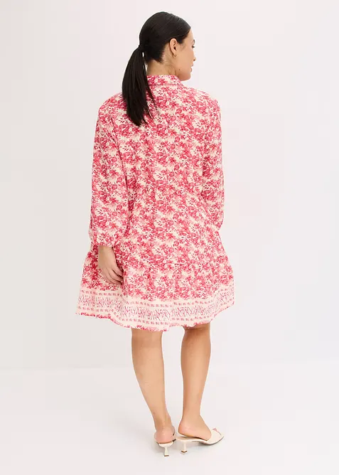 Jurk in linnen look, bonprix