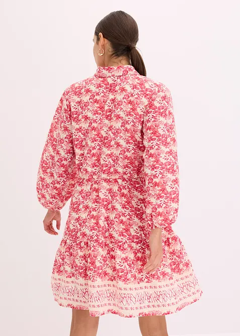 Jurk in linnen look, bonprix