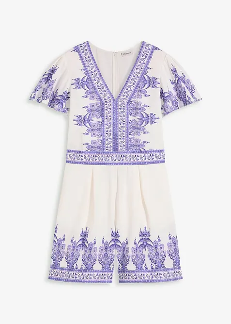 Jumpsuit met linnen, bonprix