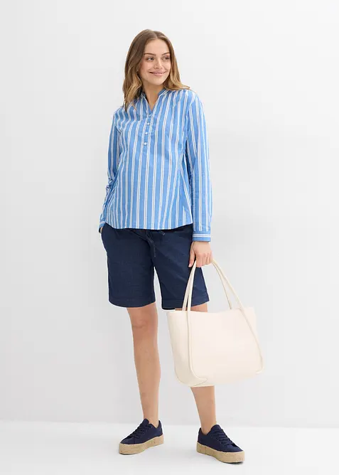 Zwangerschapsshort van licht stretch denim, bonprix