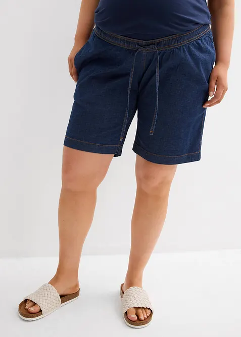 Zwangerschapsshort van licht stretch denim, bonprix