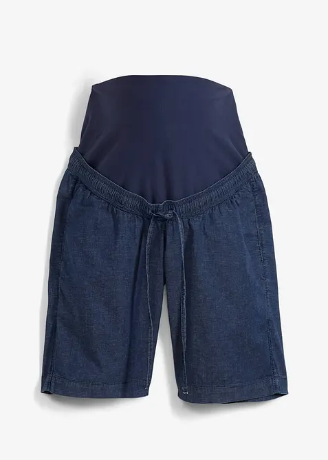 Zwangerschapsshort van licht stretch denim, bonprix