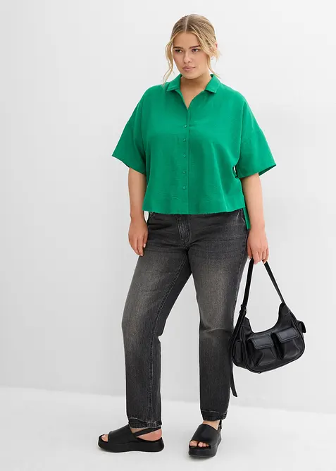 Oversized overhemdblouse, bonprix