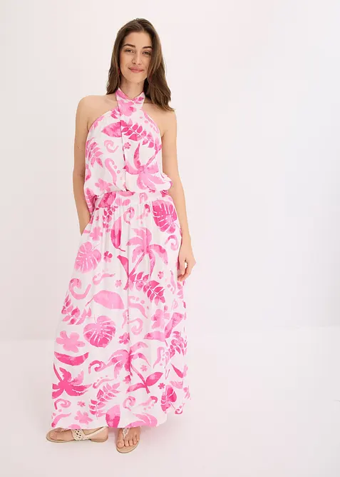 Maxirok van gestructureerde viscose, bonprix