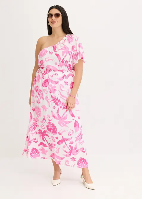 Maxirok van gestructureerde viscose, bonprix