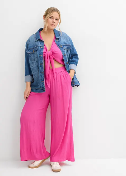 Instapbroek van soepele viscose, bonprix