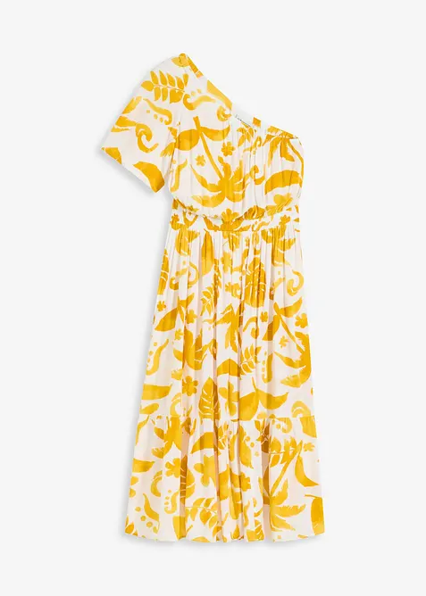 One shoulder jurk van gestructureerde viscose, bonprix