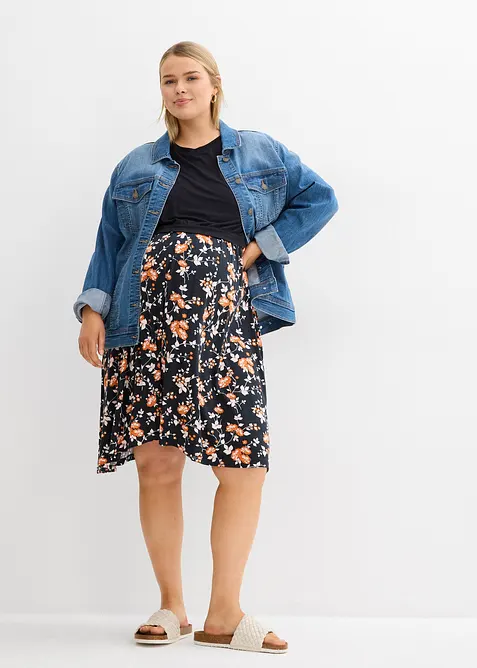 2-in-1 zwangerschaps- en borstvoedingsjurk met zakken, bonprix