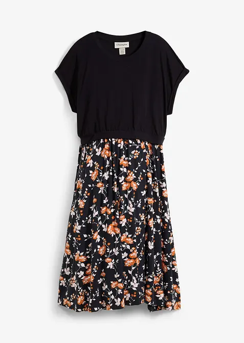 2-in-1 zwangerschaps- en borstvoedingsjurk met zakken, bonprix