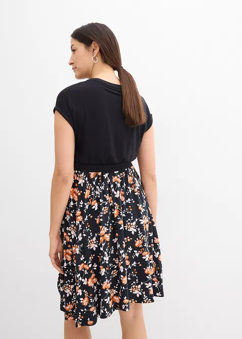 2-in-1 zwangerschaps- en borstvoedingsjurk met zakken, bonprix