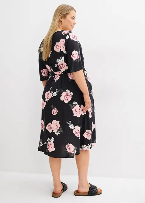 Zwangerschapsjurk/voedingsjurk van geweven viscose, bonprix