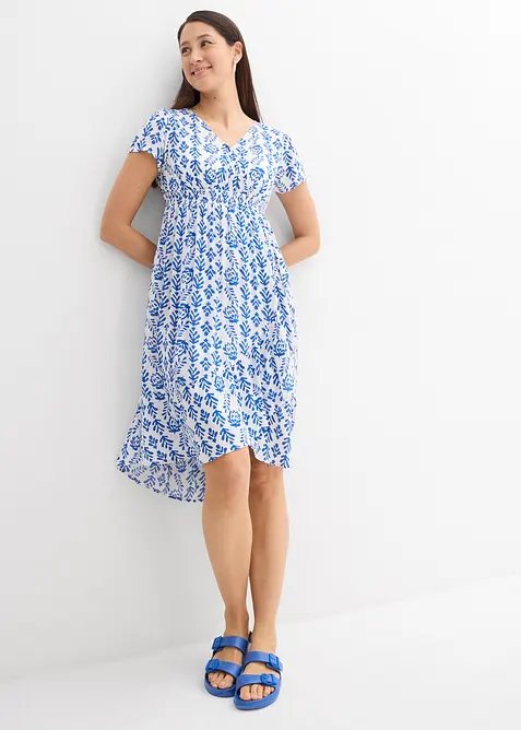 2-in-1 zwangerschaps- en borstvoedingsjurk van vloeiende viscose, bonprix