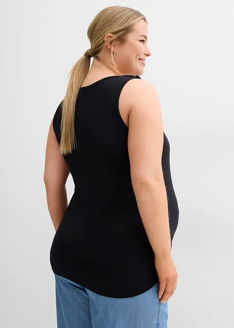 Zwangerschaps- en voedingstop van katoen (set van 2), bonprix