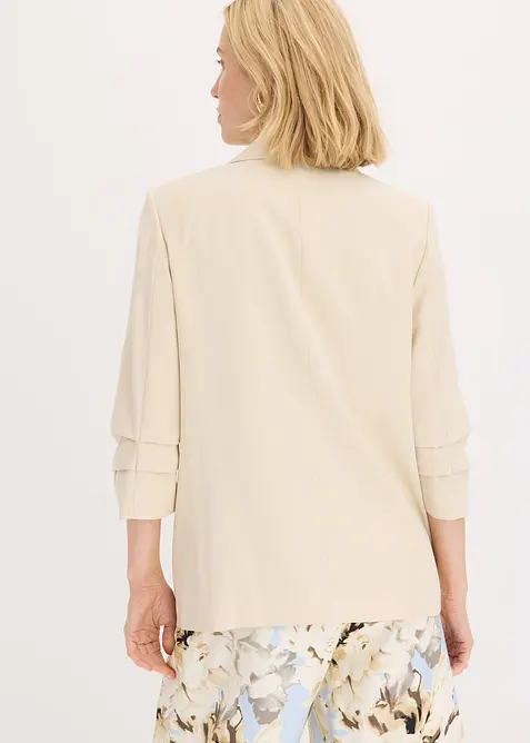 Casual blazer van viscose met 3/4 mouwen, bonprix