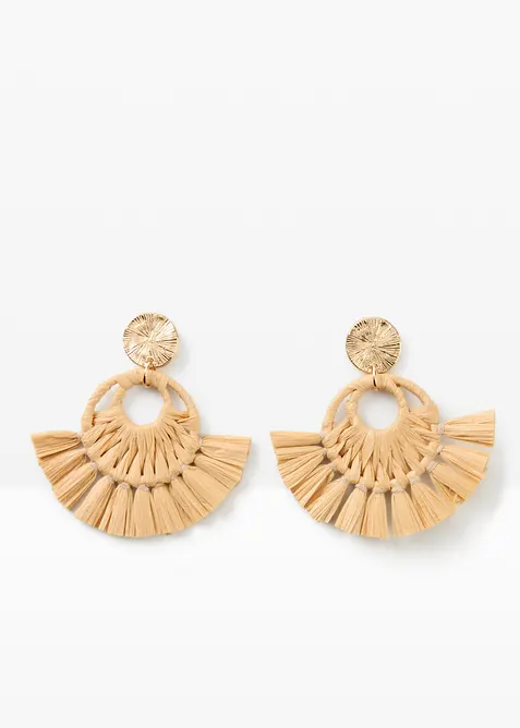 Oorstekers in stro-look, bonprix