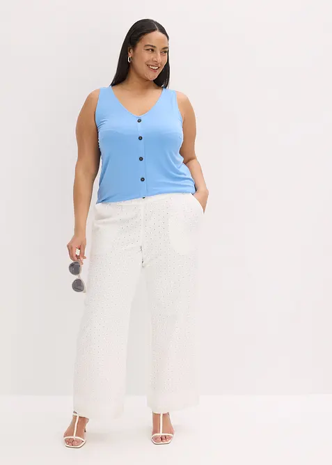 Top met knopen voor, bonprix