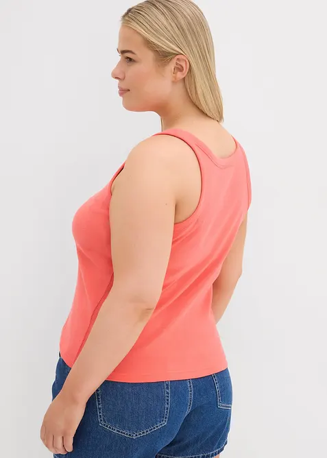 Geribde tanktop, bonprix