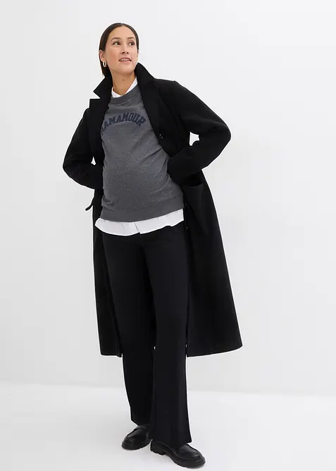 Zwangerschapsbroek met iets uitlopende pijpen, slim fit, bonprix