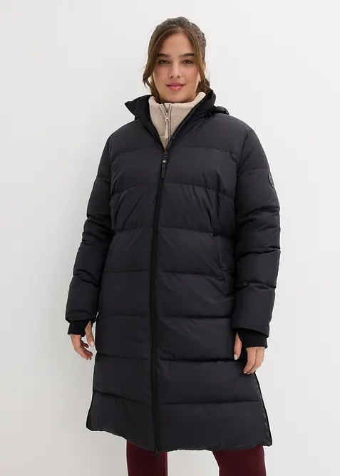 Lange outdoor jas met gerecycled dons en isolerende warmtetechnologie, bonprix