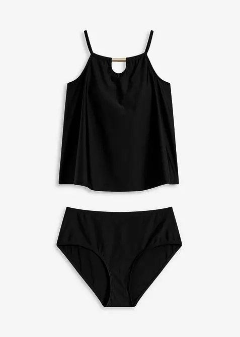 Tankini met een kleine cut-out bij de halslijn (2-dlg. set), bonprix