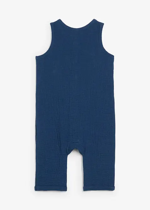 Baby mousseline jumpsuit van katoen, bonprix