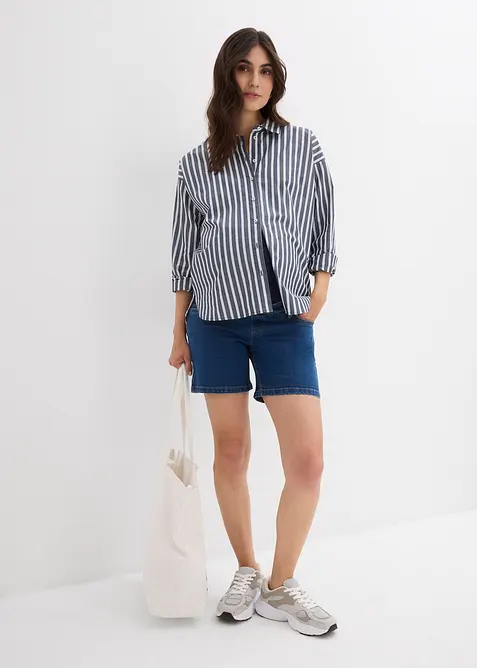 Zwangerschapsshort van stretchkatoen denim, bonprix