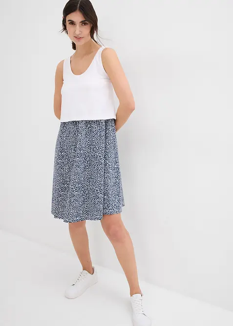 2-in-1 zwangerschapsjurk/voedingsjurk van biologische katoenjersey, bonprix