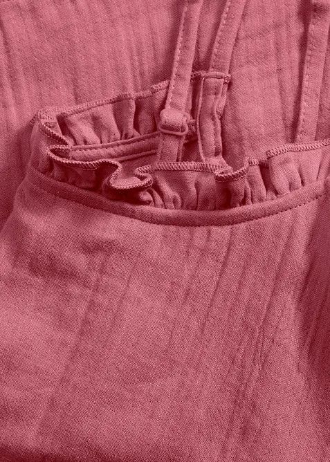 Shortama van mousseline met spaghettibandjes, bonprix