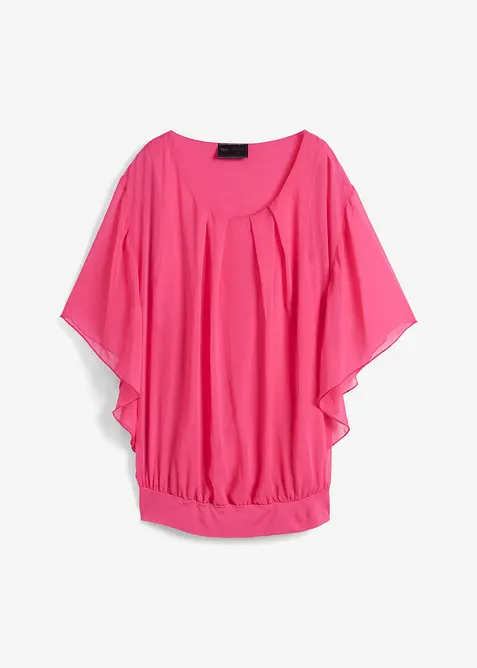 Chiffon blouse met ondershirt, bonprix