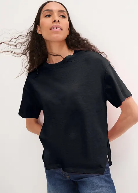 Oversized shirt met print achter, bonprix