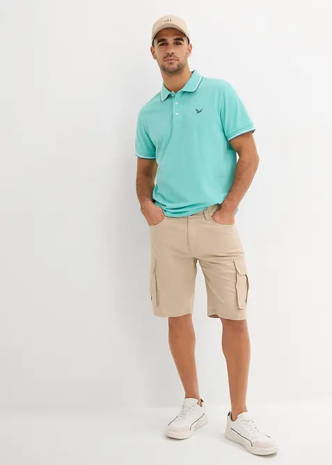 Piqué poloshirt van biologisch katoen, bonprix