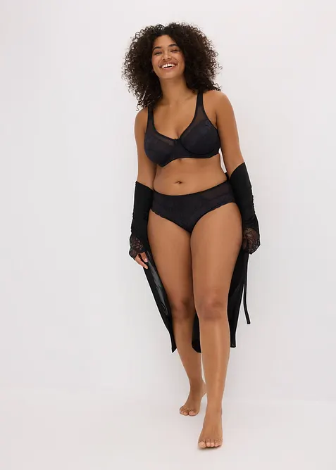 Minimizer bh met gewatteerde bandjes (set van 2), bonprix