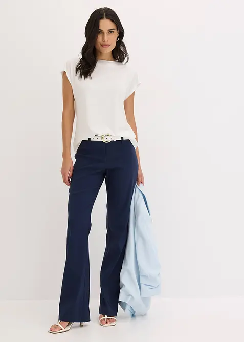 Stretch broek, bootcut, bonprix