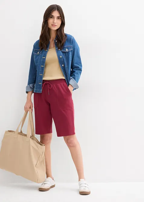 Sweat bermuda van katoen, bonprix