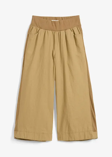 3/4 broek van een linnen-katoenmix, bonprix