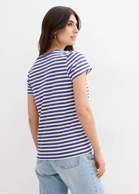 T-shirt, gestreept, bonprix