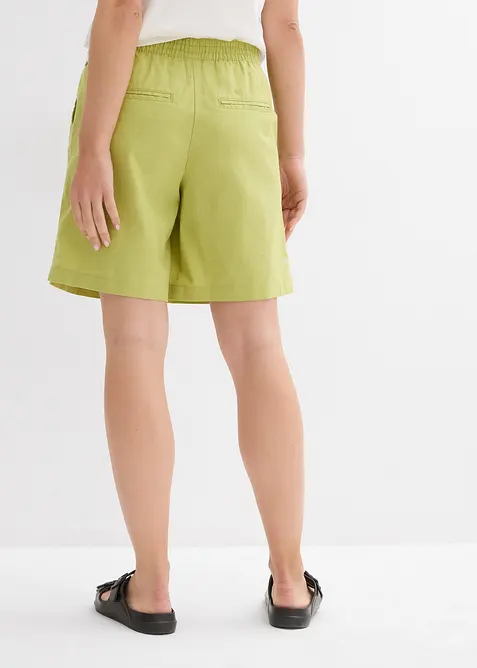 Bermuda van een linnen-katoenmix, bonprix