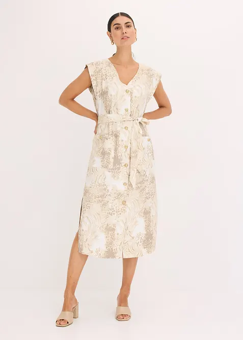 Jurk met ceintuur (2-dlg. set), bonprix