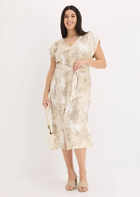 Jurk met ceintuur (2-dlg. set), bonprix