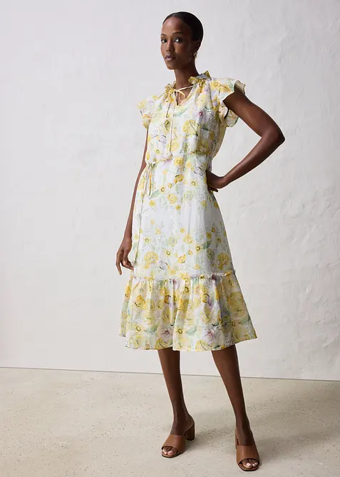 Maxi jurk van ranie met een elegante bloemenprint, bonprix