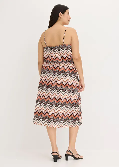 Jurk met spaghettibandjes, bonprix