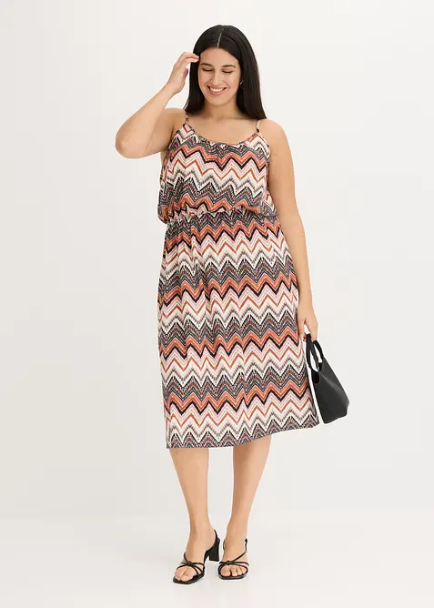 Jurk met spaghettibandjes, bonprix