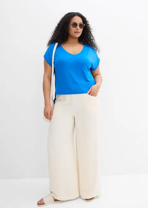 Oversized shirt van soepele viscosemix, bonprix