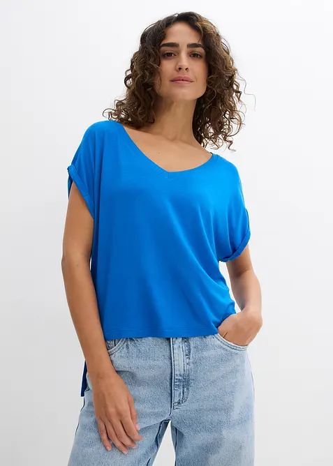Oversized shirt van soepele viscosemix, bonprix
