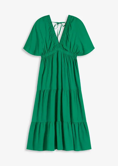 Midi jurk van soepele viscose, bonprix