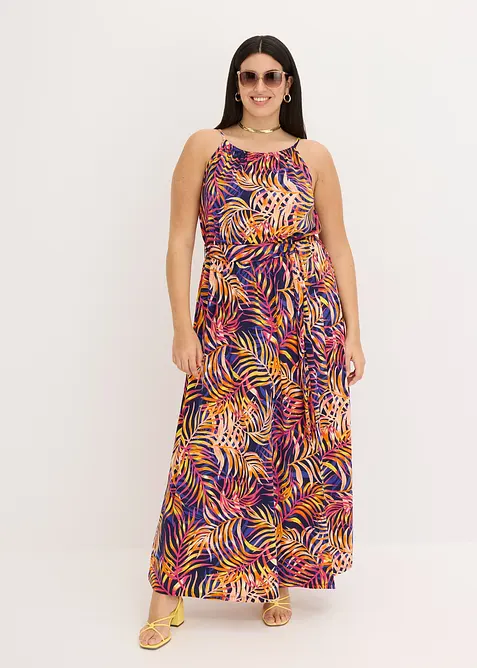 Gedessineerde jersey jurk, bonprix