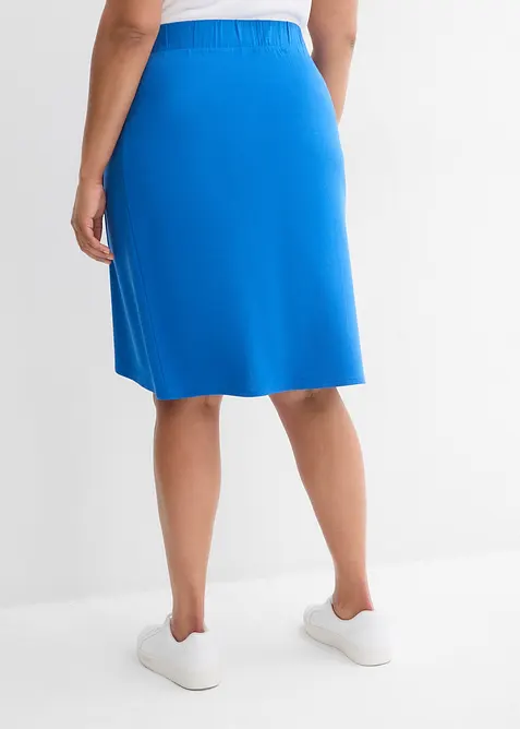 Jersey rok gemaakt van een vloeiende viscosemix, bonprix