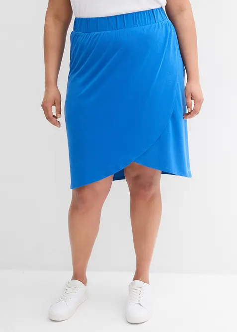 Jersey rok gemaakt van een vloeiende viscosemix, bonprix